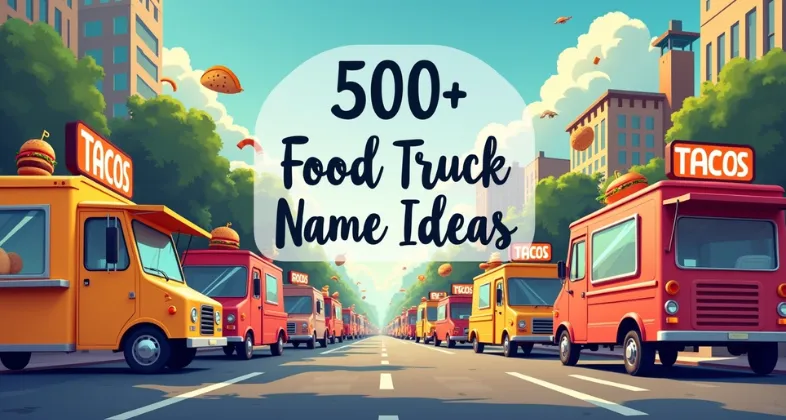500+ Creative & Funny Food Truck Name Ideas