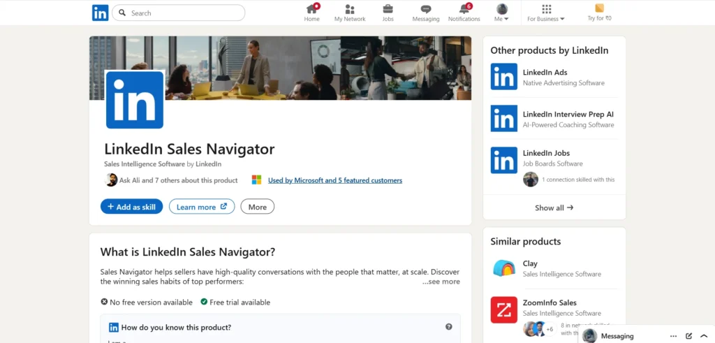 LinkedIn Marketing Tool - LinkedIn Sales Navigator