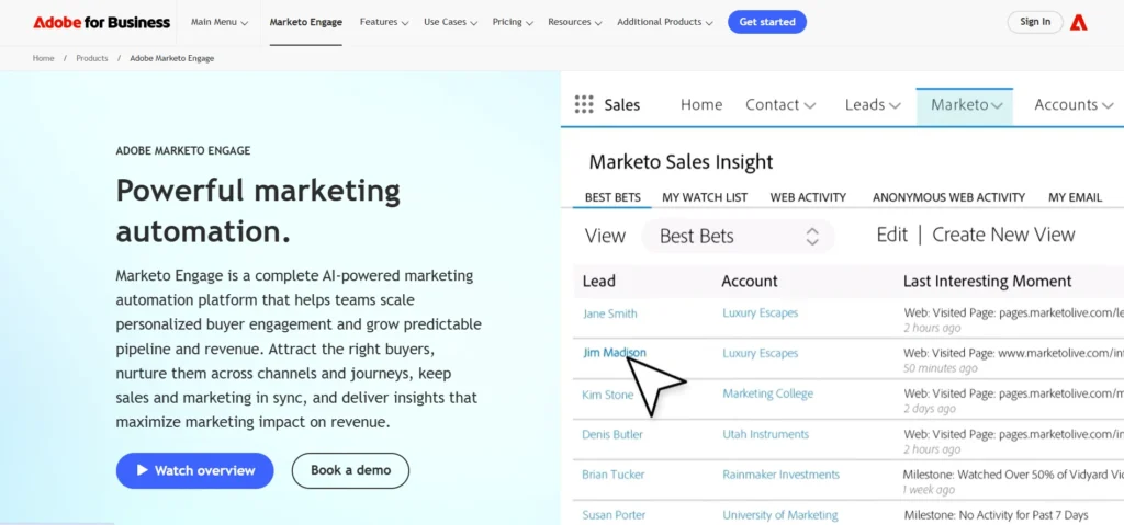 Marketing Automation Software - Marketo Engage (Adobe)
