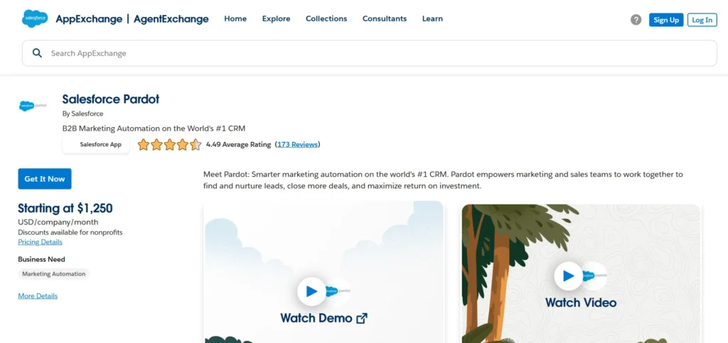 Marketing Automation Software - Pardot (by Salesforce)