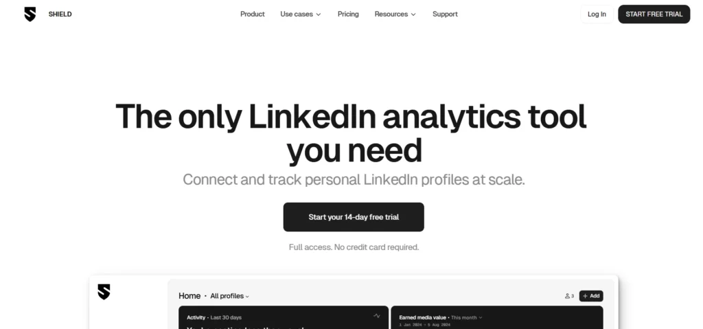 LinkedIn Marketing Tool  - Shield