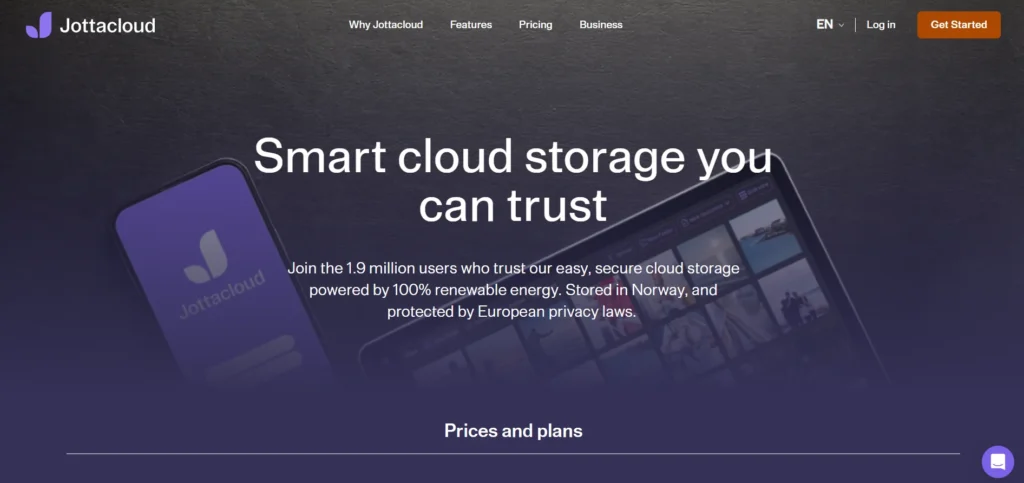 Cloud Storage Alternative - Jottacloud