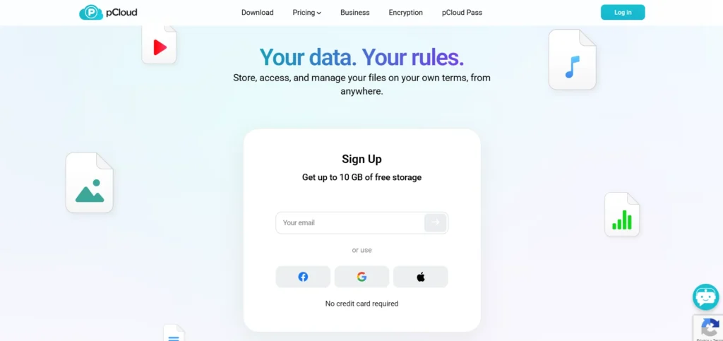 Cloud Storage Alternative - pCloud