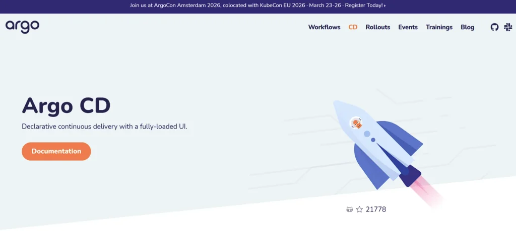 application deployment tool - Argo CD
