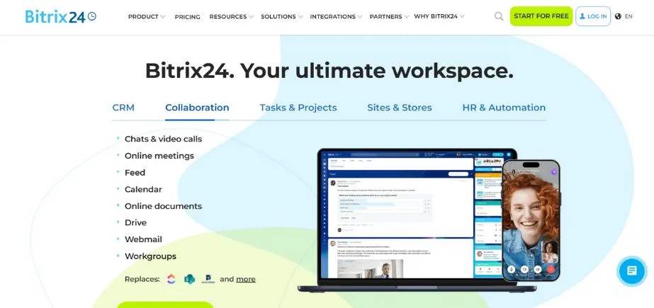 Bitrix24 - client management apps