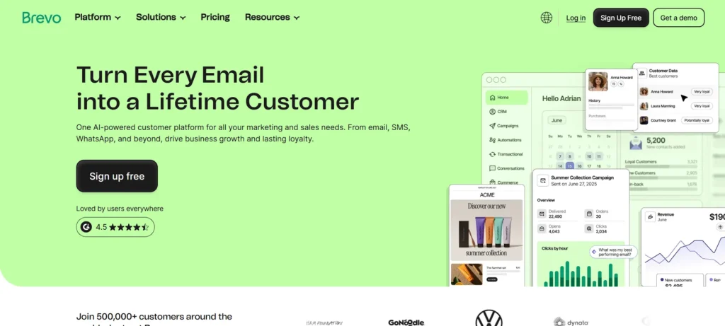 email marketing tool - Brevo