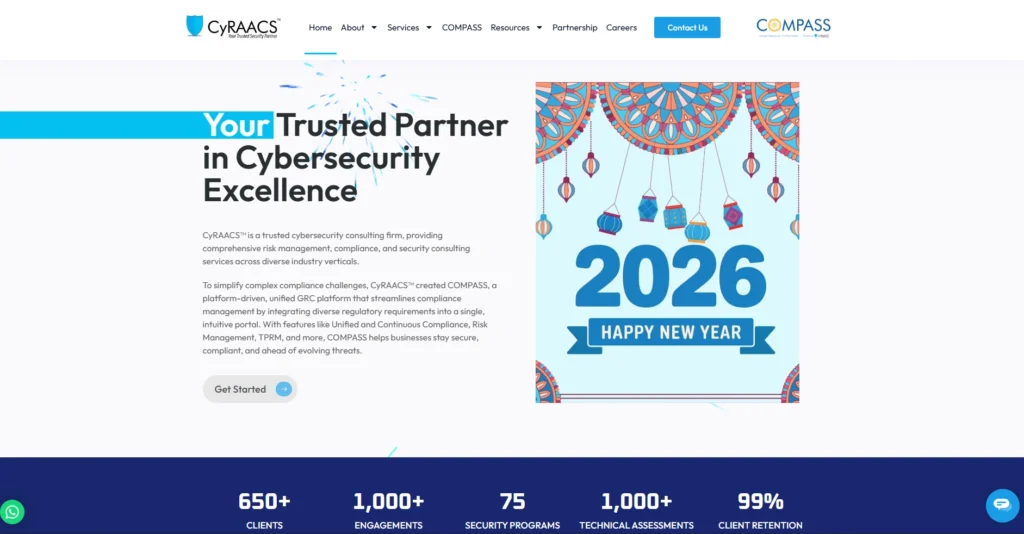 Cybersecurity companies in Bangalore
- CYRAAC SERVICES PRIVATE LIMITED