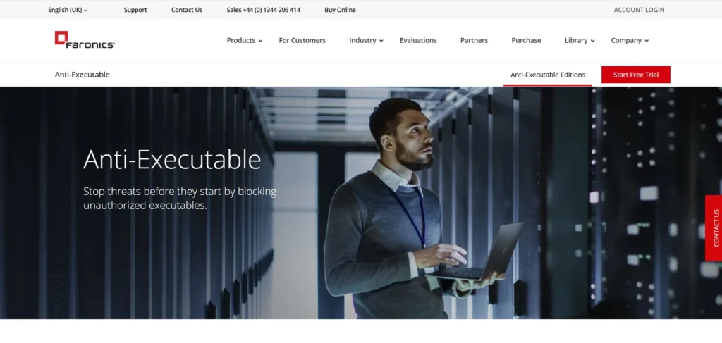 Application Control Tool - Faronics Anti-Executable