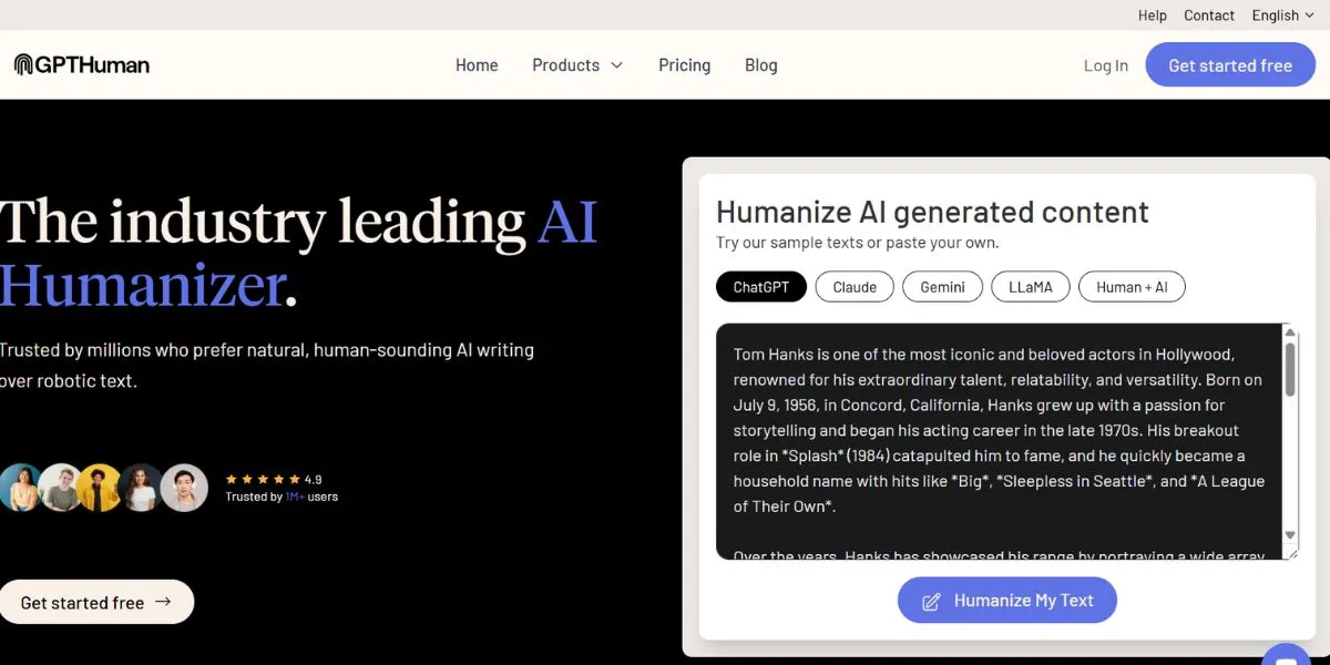 GPTHuman - best AI Humanizer