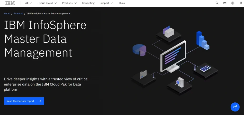 data asset management tool - IBM InfoSphere MDM 
