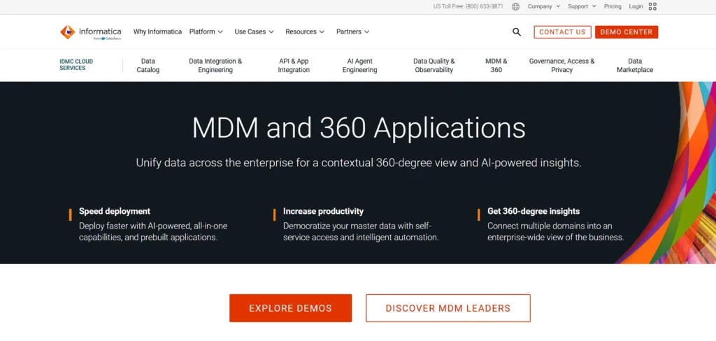 data asset management tool - Informatica MDM