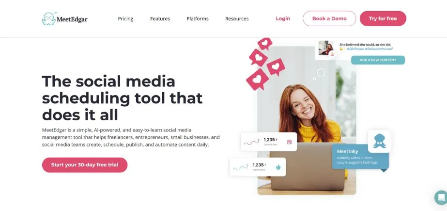 MeetEdgar - Hootsuite Alternatives