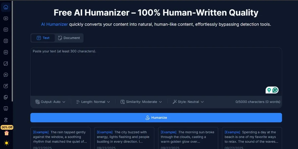 NoteGPT AI Humanizer - best AI Humanizer