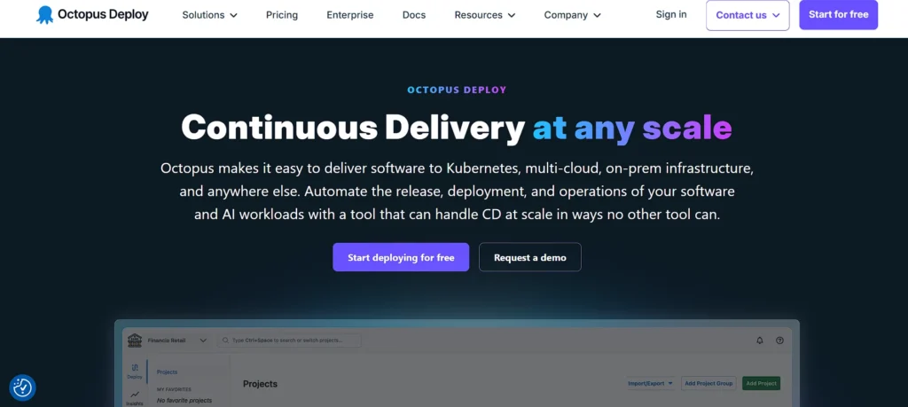 application deployment tool - Octopus Deploy