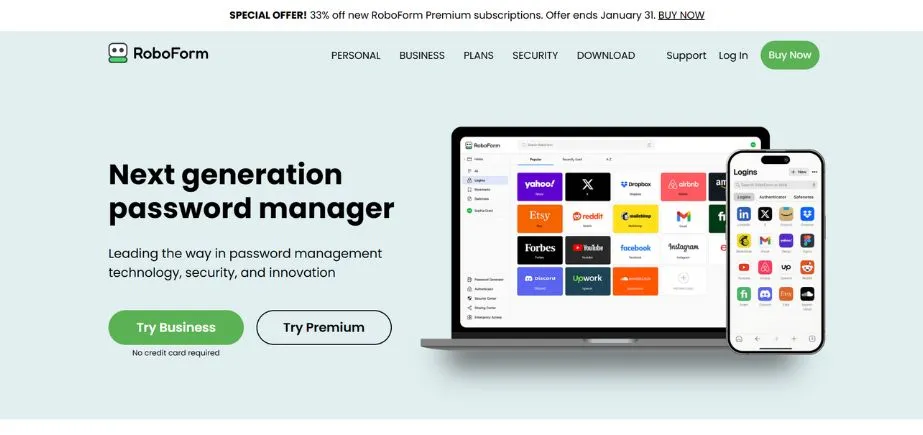 RoboForm - Password Management Tools 