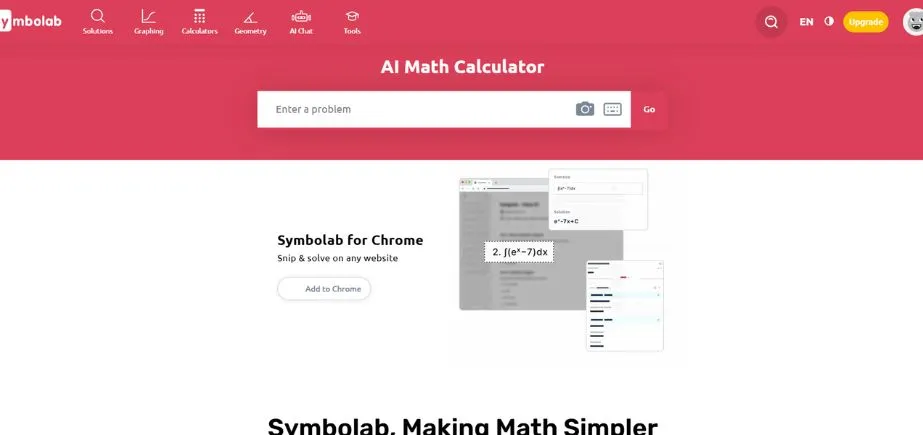 Symbolab - Homeworkify Alternatives