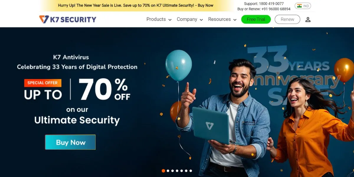 k7 security - Cyber Security Companies in India