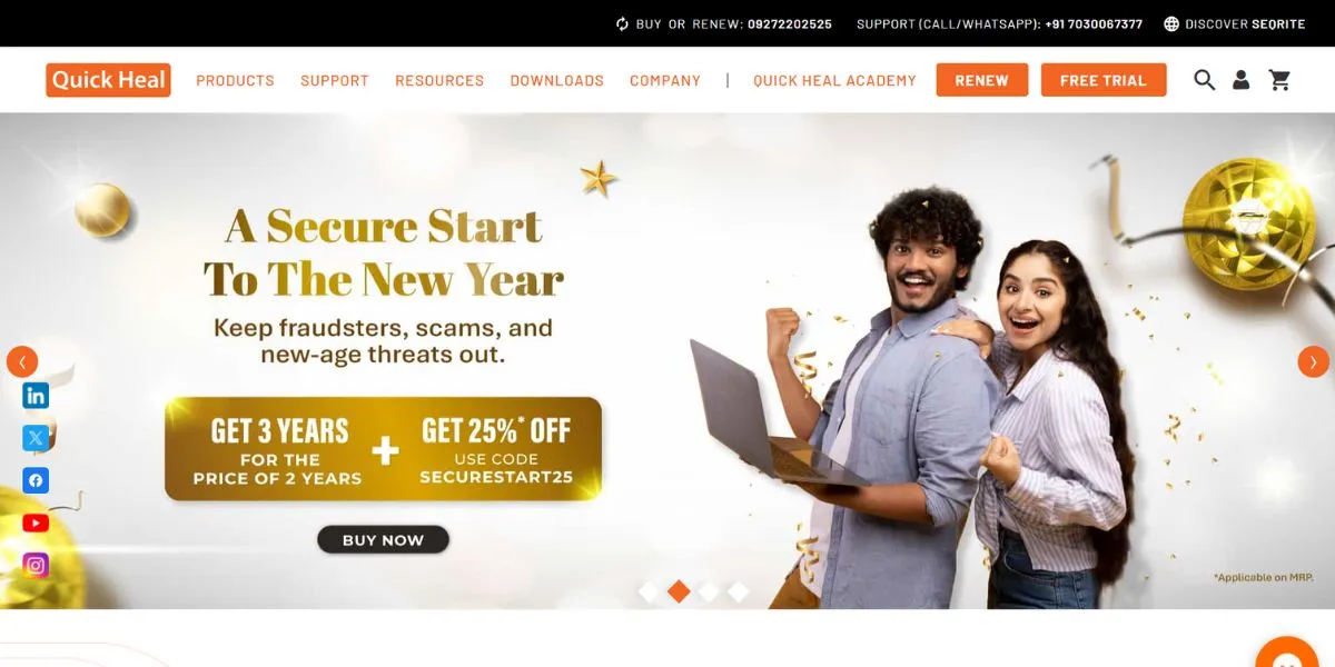 quickheal - Cyber Security Companies in India