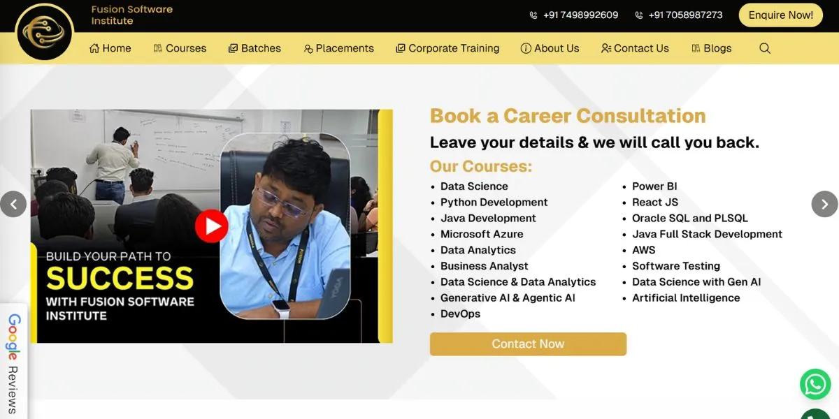 Fusion IT Institute - IT Companies in Kharadi