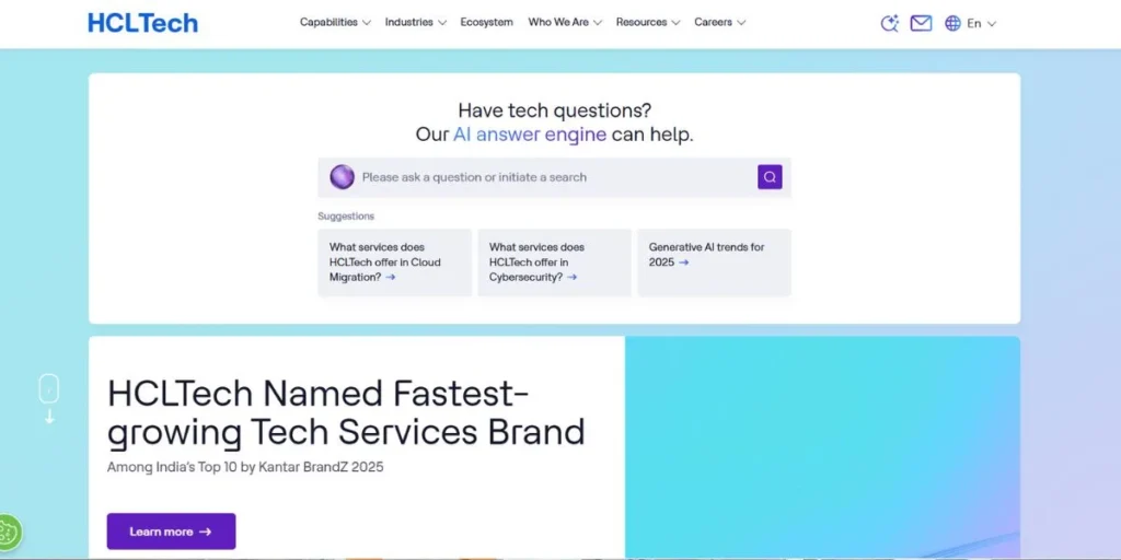 HCL Technologies - IT Companies in India