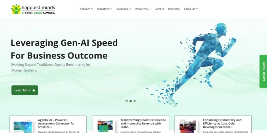 Happiest Minds Technologies - IT Companies in India