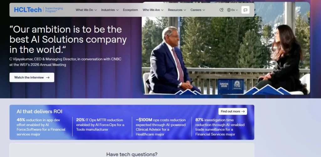 _IT Companies in Madurai - HCL Technologies