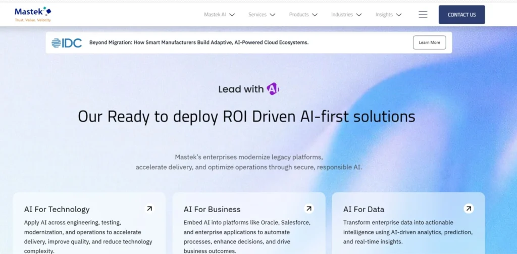 IT Companies in Thane - Mastek Limited