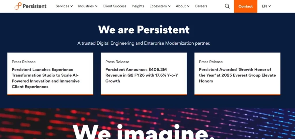 Persistent Systems - IT Companies in India