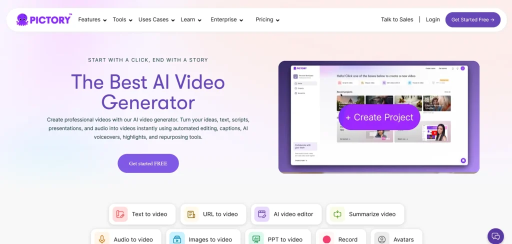 ai tool for business - Pictory AI