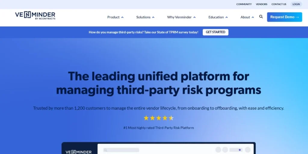 Venminder - Vendor Risk Management Platforms