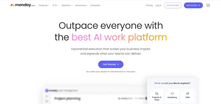 Product Management Software - monday