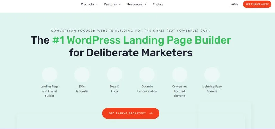 Leadpages Alternatives - thrive