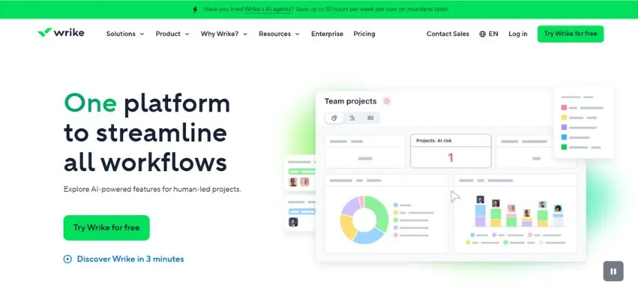 scrum tools - wrike