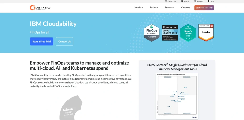Cloud Cost Management Tools-Apptio Cloudability