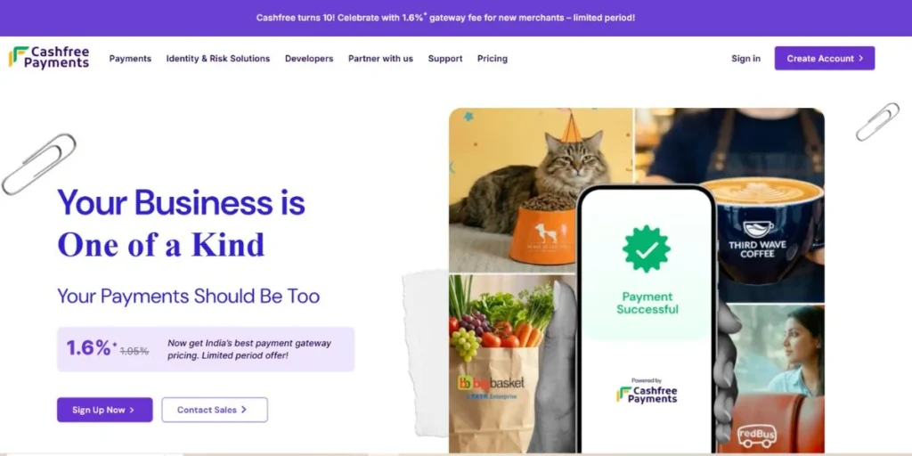 Cashfree Payments - UPI QR Code Generator