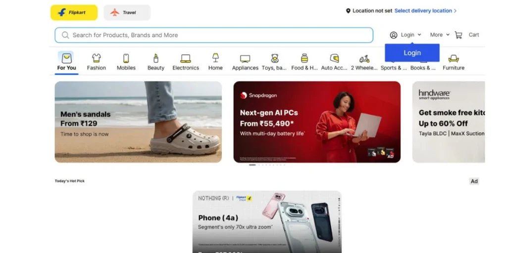 Flipkart - Product Based Companies in India