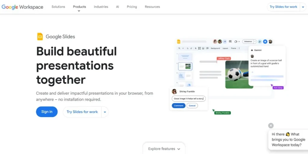 Google Slides - Best Tools to Create Professional Marketing PDFs