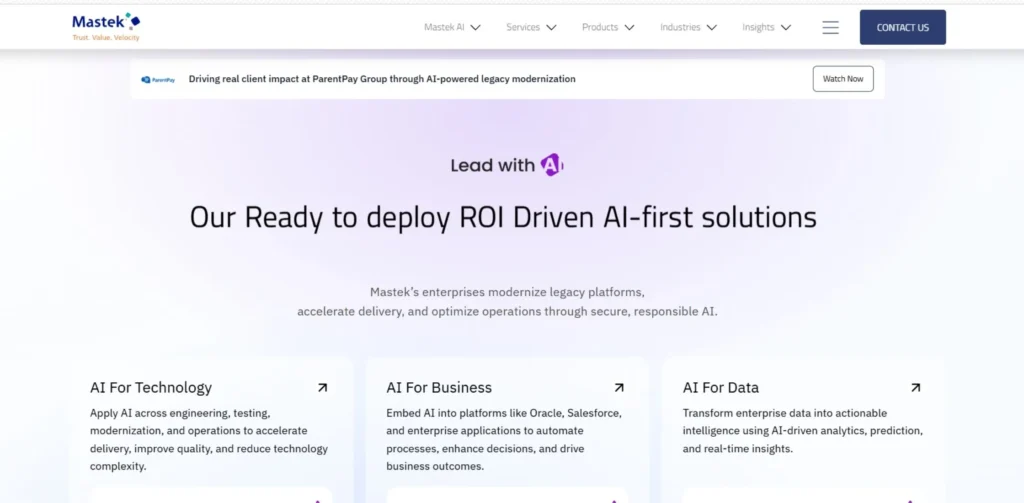 IT Companies in Trichy - Mastek