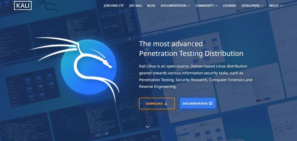 Kali Linux-   Open Source Cybersecurity Tool