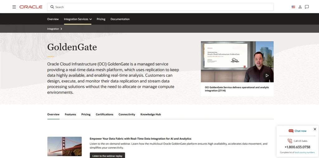 Data Replication Software-Oracle GoldenGate