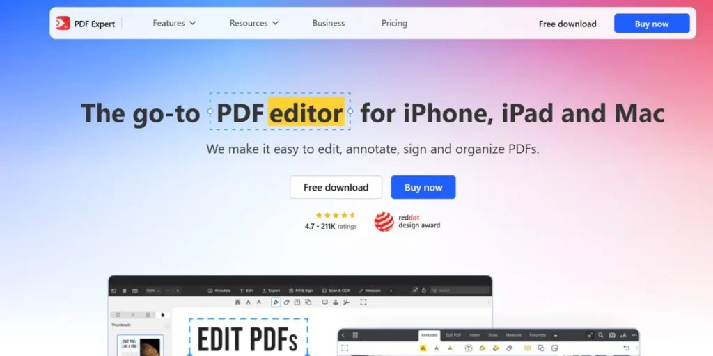 PDF Expert PDFChef - Best Tools to Create Professional Marketing PDFs