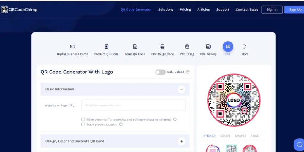 QRCode Chimp - UPI QR Code Generator