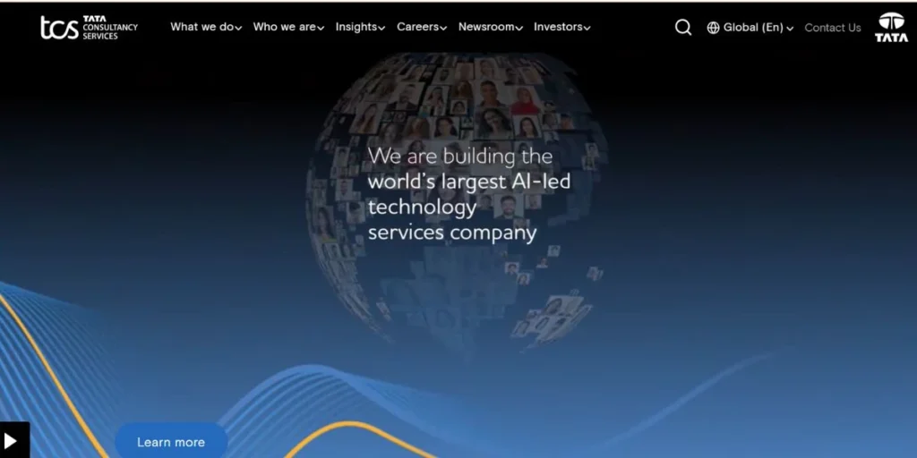 Tata Consultancy Services (TCS) - Product Based Companies in India