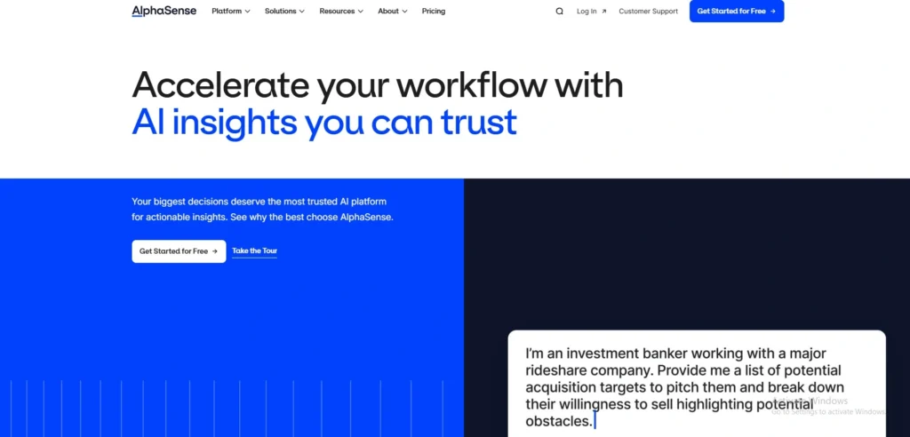  Market Intelligence Software-AlphaSense