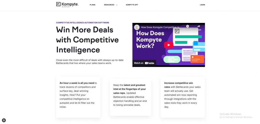  Market Intelligence Software-Kompyte