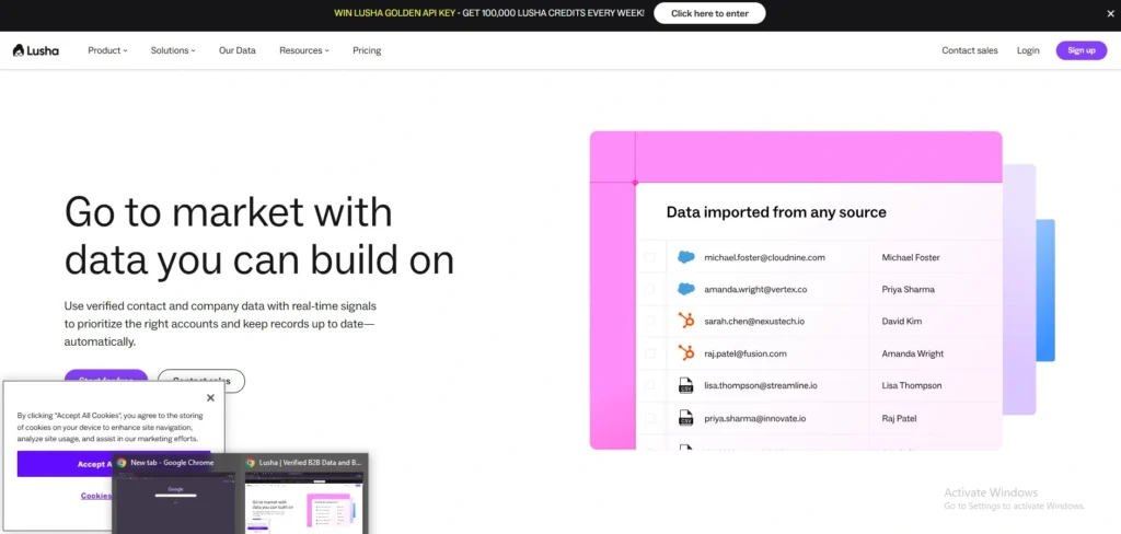 Lusha-data enrichment tools