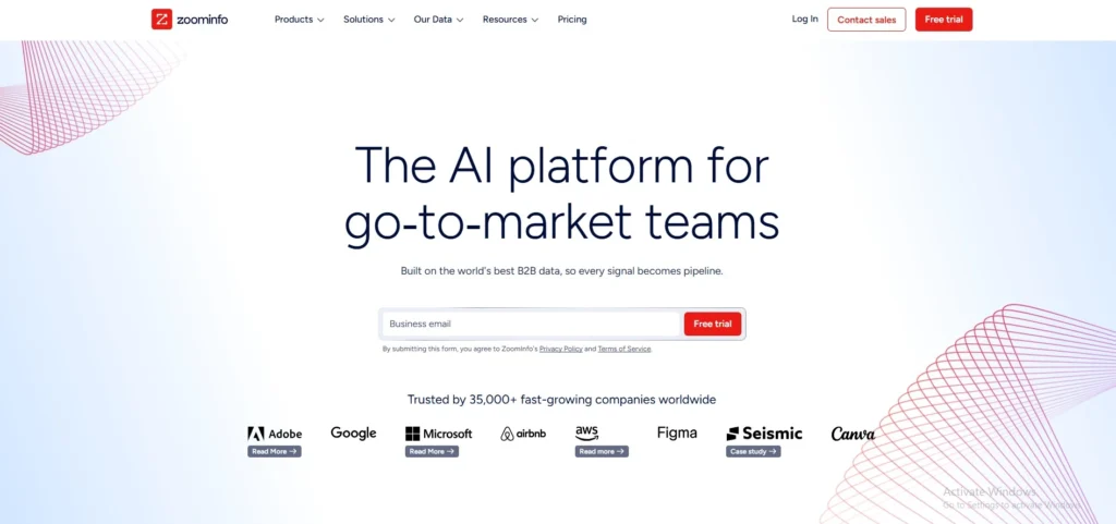  Market Intelligence Software- ZoomInfo