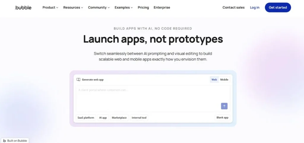 AI App Builder Platforms-Bubble