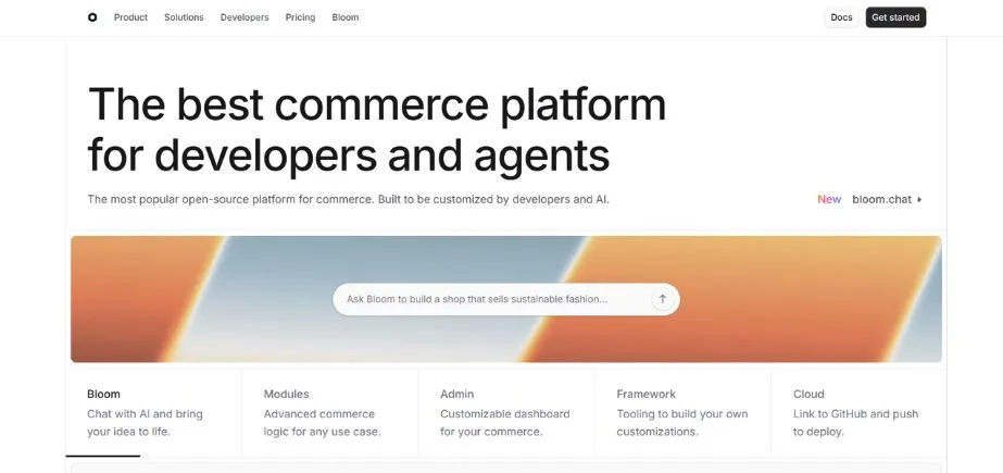 Medusa.js - Open Source E-commerce Software
