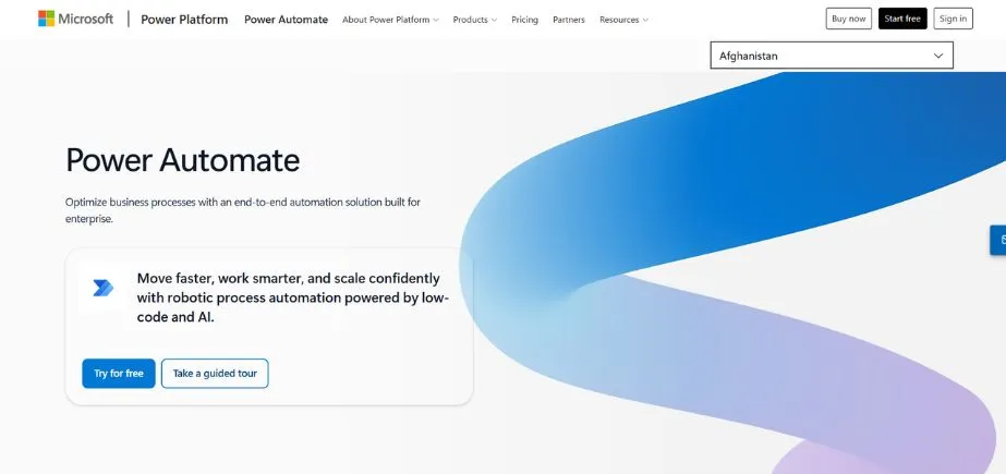 Microsoft Power Automate - Business Process Automation Tools